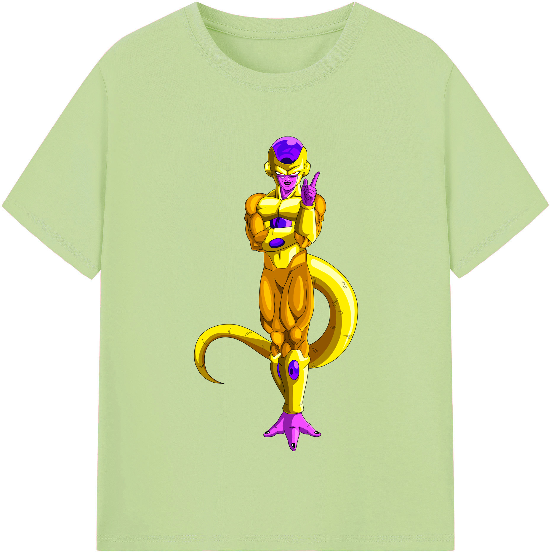 （画像用） ドラゴンボール フリーザ DRAGON BALL Frieza 綿100％半袖Tシャツ（フロントプリント）